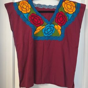 Authentic Mexican Handmade Shirt size Medium